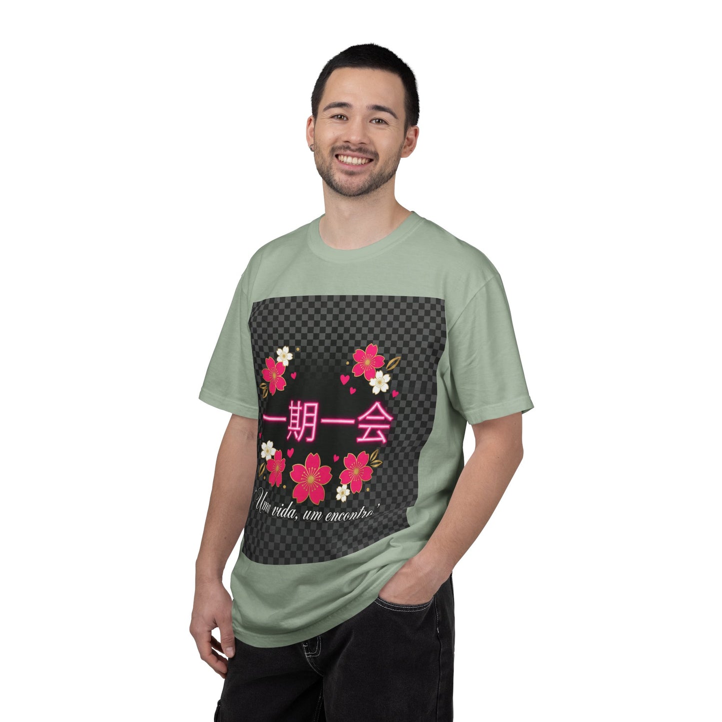 T-Shirt — Ichigo Ichie Cherry Blossom Graphic Tee (一期一会)